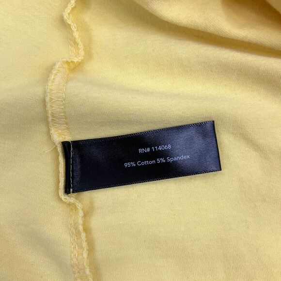 Boston Proper Womens Solid Pullover Straight Hem Tank Top Yellow Size XL - Picture 4 of 14